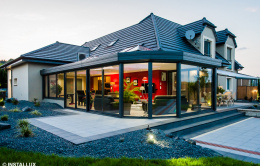 Extension moderne de pergolux